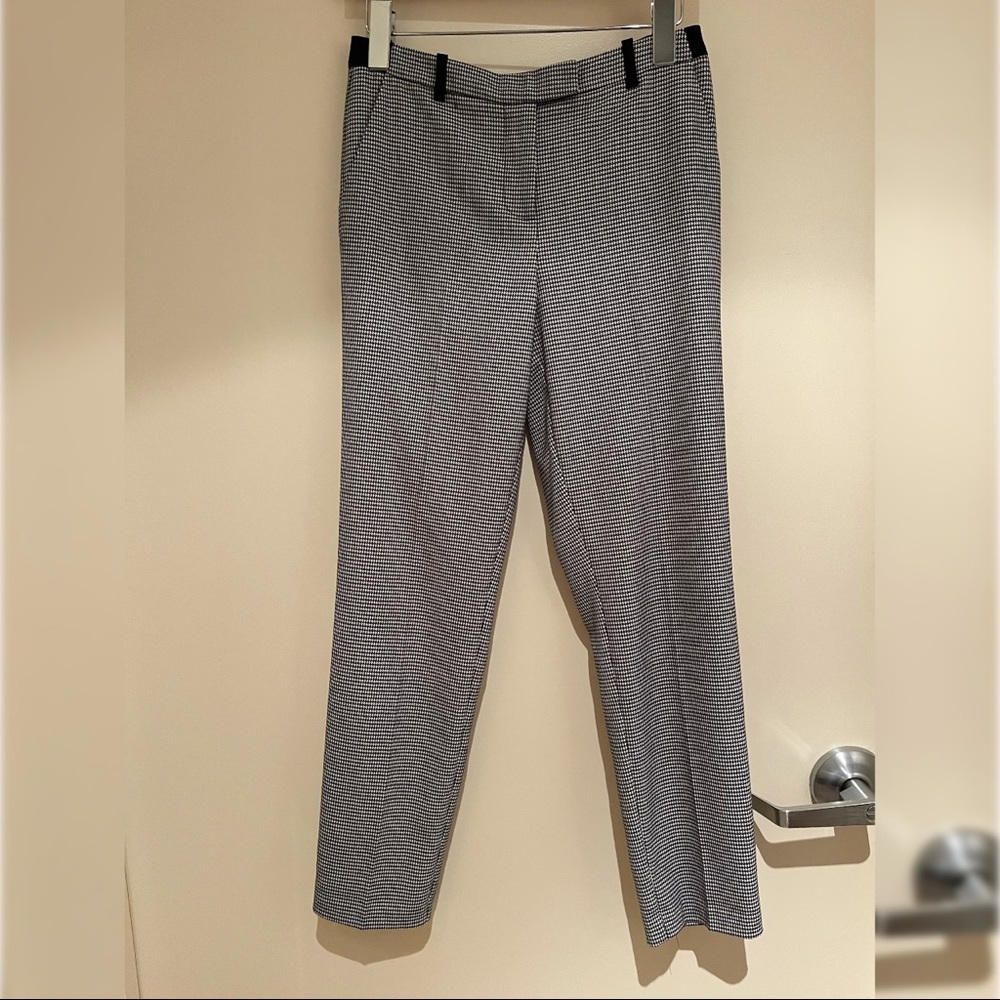 Topshop Houndstooth Cigarette Trousers